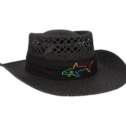 Greg Norman Mens Golf Apparel|Golf Hats^Signature Straw Headwear Cap Golf Apparel