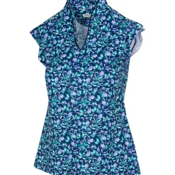 Greg Norman Ladies Golf Apparel^Boca Cap-eeve hirt Poo hort eeve Gof Appare