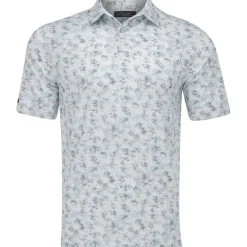 Greg Norman Golf Shirts^Caava eaf 75 tretch Poo hirt Poo hort eeve Gof Appare