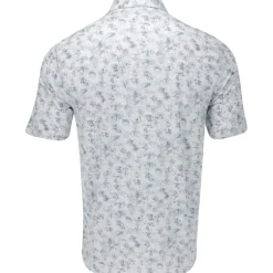 Greg Norman Golf Shirts^Caava eaf 75 tretch Poo hirt Poo hort eeve Gof Appare
