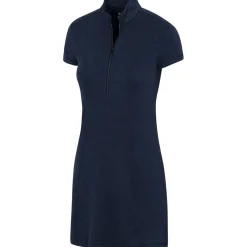 Greg Norman Ladies Golf Apparel^Eodie Haf-Zip Dre Poo hort eeve Gof Appare