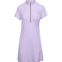 Greg Norman Ladies Golf Apparel^Eodie Haf-Zip Dre Poo hort eeve Gof Appare