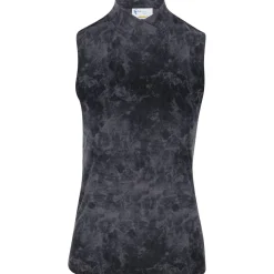 Greg Norman Ladies Golf Apparel^Ea / Etherea Print ock hirt Poo hort eeve Gof Appare