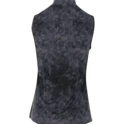 Greg Norman Ladies Golf Apparel^Ea / Etherea Print ock hirt Poo hort eeve Gof Appare