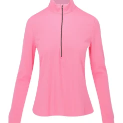 Greg Norman Ladies Golf Apparel^Fairway 1/2 Zip ock Outerwear Puover Gof Appare