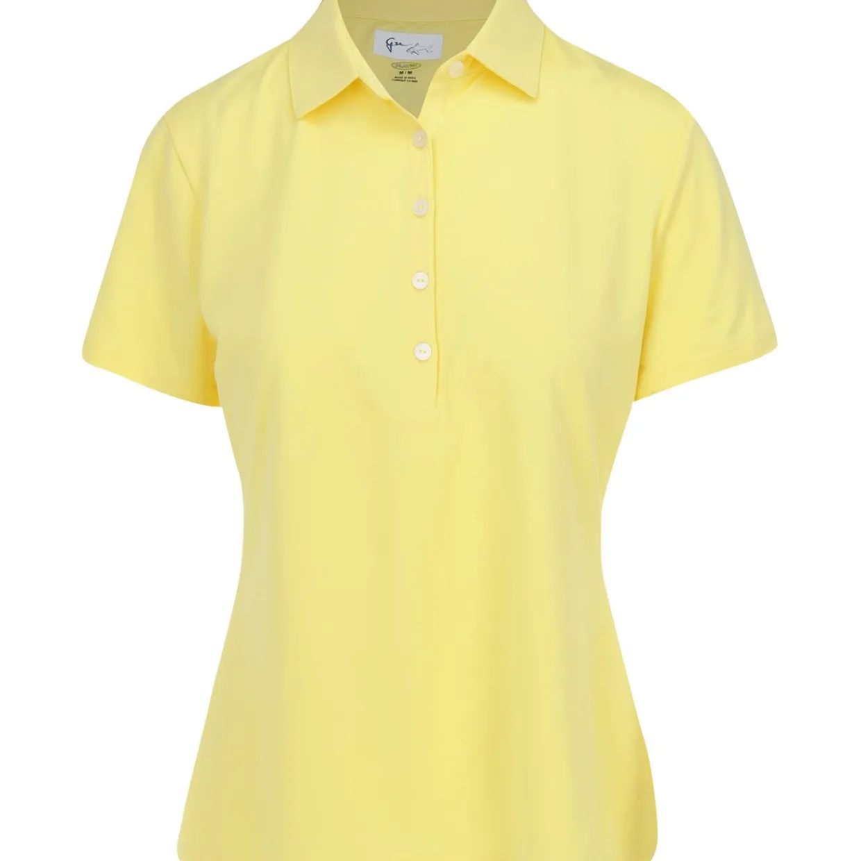 Greg Norman Ladies Golf Apparel^Freedo icro Pique hirt Poo hort eeve Gof Appare