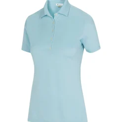 Greg Norman Ladies Golf Apparel^Freedo icro Pique hirt Poo hort eeve Gof Appare
