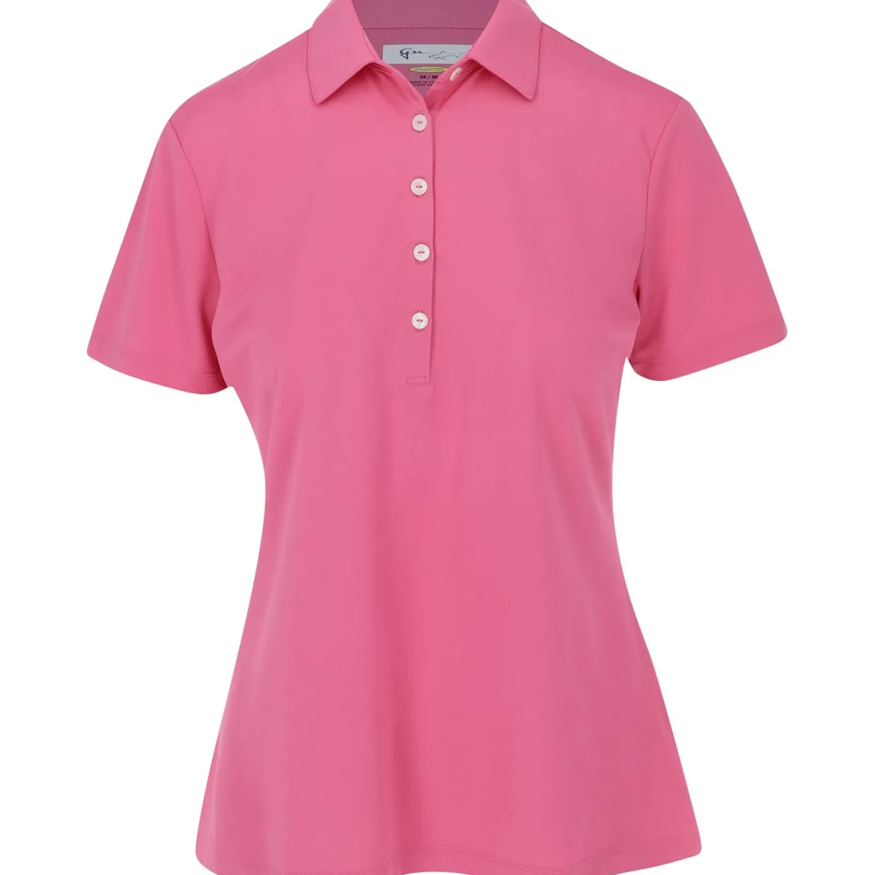 Greg Norman Ladies Golf Apparel^Freedo icro Pique hirt Poo hort eeve Gof Appare