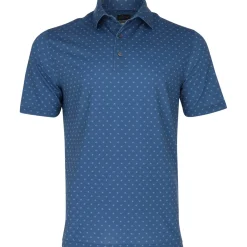 Greg Norman Golf Shirts^Freedo icro Pique pinner Print hirt Poo hort eeve Gof Appare