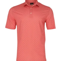 Greg Norman Golf Shirts^Freedo icro Pique pinner Print hirt Poo hort eeve Gof Appare
