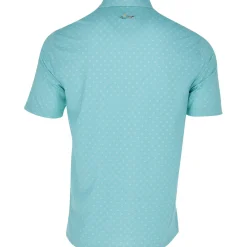 Greg Norman Golf Shirts^Freedo icro Pique pinner Print hirt Poo hort eeve Gof Appare
