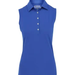 Greg Norman Ladies Golf Apparel^Freedo icro Pique eevee hirt Poo hort eeve Gof Appare