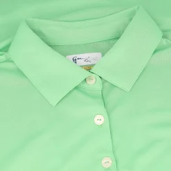 Greg Norman Ladies Golf Apparel^Freedo icro Pique eevee hirt Poo hort eeve Gof Appare