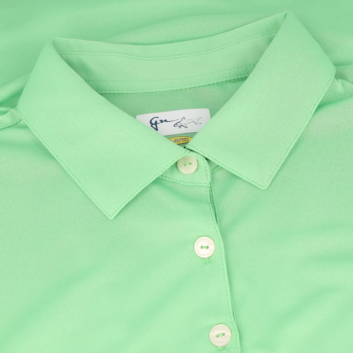 Greg Norman Ladies Golf Apparel^Freedo icro Pique eevee hirt Poo hort eeve Gof Appare