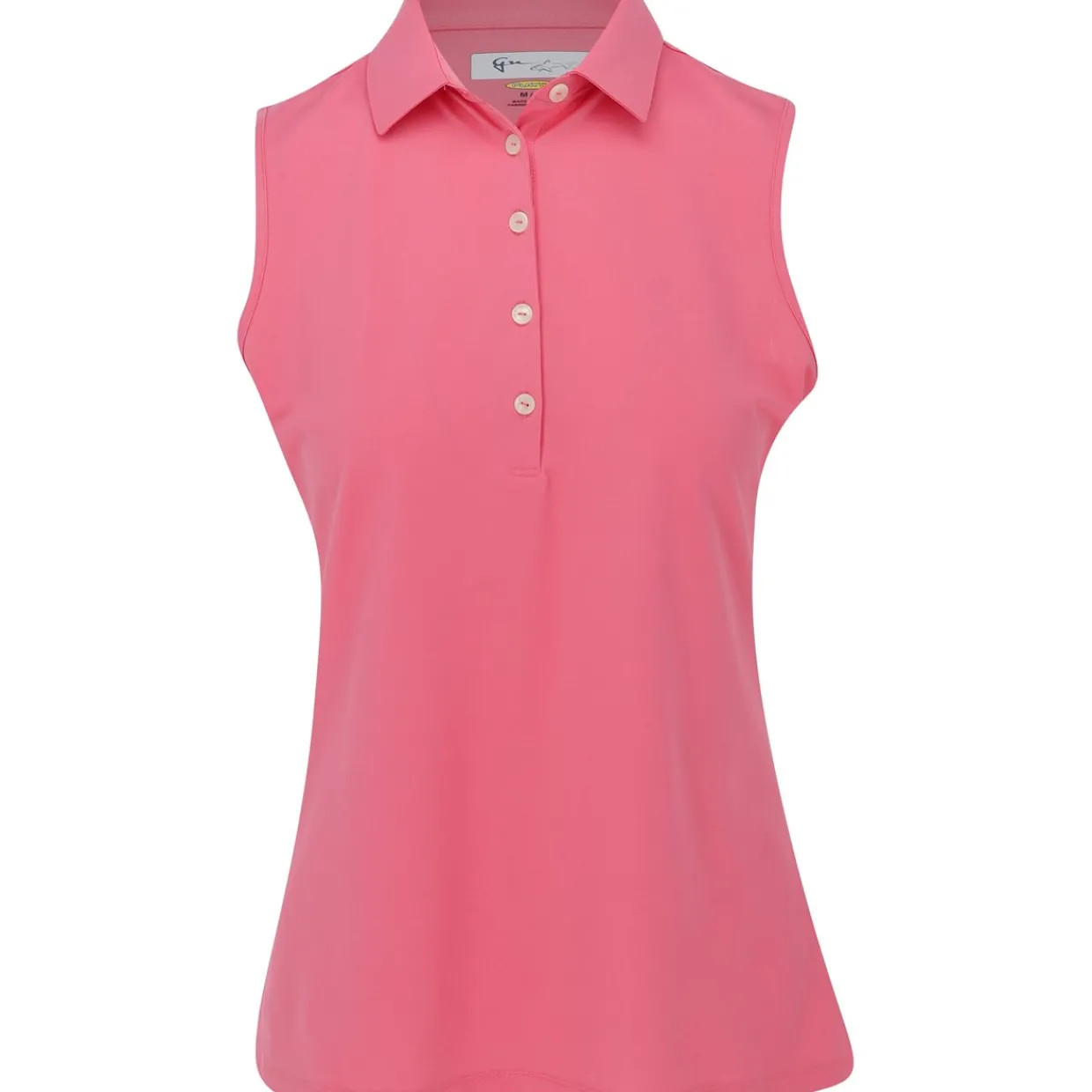 Greg Norman Ladies Golf Apparel^Freedo icro Pique eevee hirt Poo hort eeve Gof Appare
