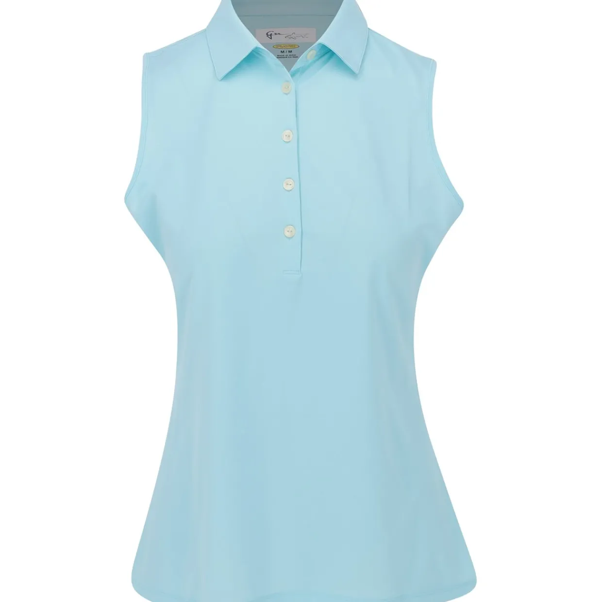 Greg Norman Ladies Golf Apparel^Freedo icro Pique eevee hirt Poo hort eeve Gof Appare
