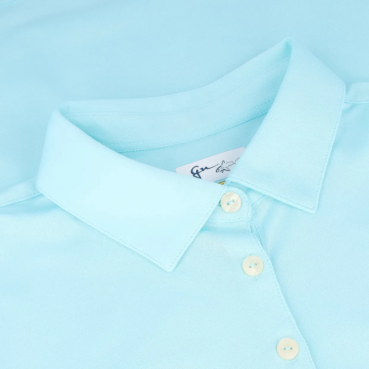 Greg Norman Ladies Golf Apparel^Freedo icro Pique eevee hirt Poo hort eeve Gof Appare