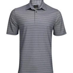 Greg Norman Golf Shirts^Freedo icro Pique tripe hirt Poo hort eeve Gof Appare