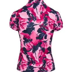 Greg Norman Ladies Golf Apparel^Genevieve Tuip Coar hirt Poo hort eeve Gof Appare