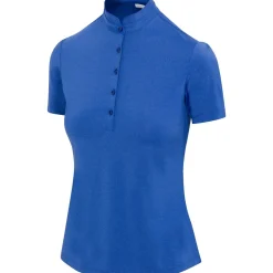 Greg Norman Ladies Golf Apparel^Heather Drop Neede hirt Poo hort eeve Gof Appare
