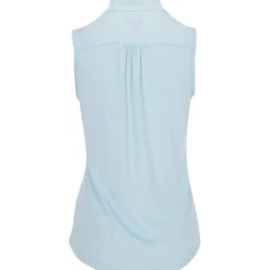 Greg Norman Ladies Golf Apparel^Heathered Dot eevee hirt Poo hort eeve Gof Appare