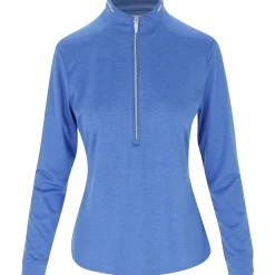 Greg Norman Ladies Golf Apparel^eaderboard Utra tretch Haf Zip Outerwear Puover Gof Appare