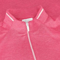 Greg Norman Ladies Golf Apparel^eaderboard Utra tretch Haf Zip Outerwear Puover Gof Appare
