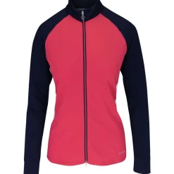 Greg Norman Ladies Golf Apparel^arina Fu Zip ayering Outerwear Jacket Gof Appare