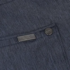 Greg Norman Golf Pants^MICROLUX 5 Pocket Heathered Pants Flat Front Golf Apparel