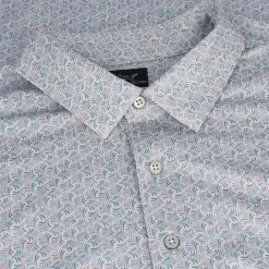 Greg Norman Golf Shirts^75 Iand Fora tretch hirt Poo hort eeve Gof Appare
