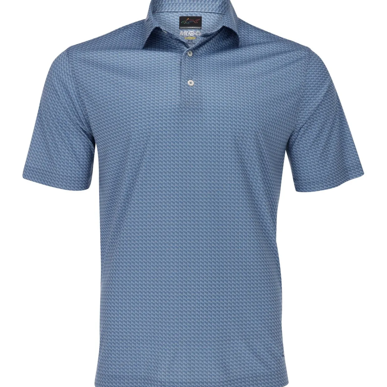Greg Norman Golf Shirts^75 icroux Whae Tai Print hirt Poo hort eeve Gof Appare