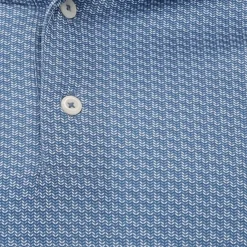 Greg Norman Golf Shirts^75 icroux Whae Tai Print hirt Poo hort eeve Gof Appare