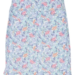 Greg Norman Ladies Golf Apparel^75 17" Paiey Print Pu-On kort Reguar Gof Appare