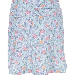 Greg Norman Ladies Golf Apparel^75 17" Paiey Print Pu-On kort Reguar Gof Appare