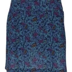 Greg Norman Ladies Golf Apparel^75 17" Paiey Print Pu-On kort Reguar Gof Appare