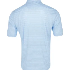 Greg Norman Golf Shirts|Mens Golf Apparel^75 Recyced icroux Houndtooth tripe hirt Poo hort eeve Gof Appare