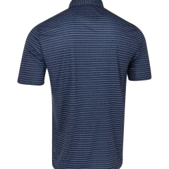 Greg Norman Golf Shirts|Mens Golf Apparel^75 Recyced icroux Houndtooth tripe hirt Poo hort eeve Gof Appare