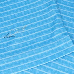 Greg Norman Golf Shirts|Mens Golf Apparel^75 Recyced icroux Houndtooth tripe hirt Poo hort eeve Gof Appare