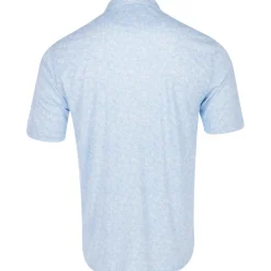 Greg Norman Golf Shirts|Mens Golf Apparel^75 Recyced icroux Vine Print hirt Poo hort eeve Gof Appare