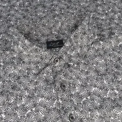 Greg Norman Golf Shirts|Mens Golf Apparel^75 Recyced icroux Vine Print hirt Poo hort eeve Gof Appare