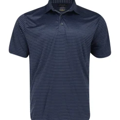 Greg Norman Golf Shirts^75 Recyced Three-Tone tripe Poo hirt Poo hort eeve Gof Appare