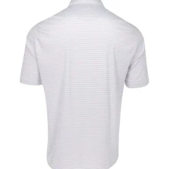Greg Norman Golf Shirts^75 Recyced Three-Tone tripe Poo hirt Poo hort eeve Gof Appare