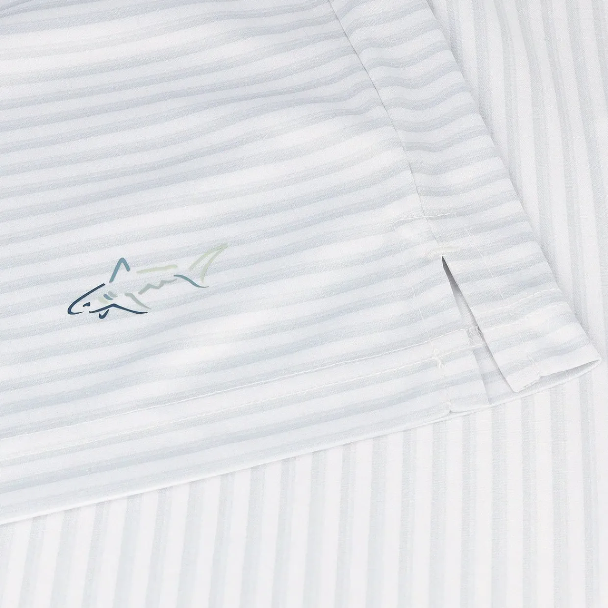 Greg Norman Golf Shirts^75 Recyced Three-Tone tripe Poo hirt Poo hort eeve Gof Appare