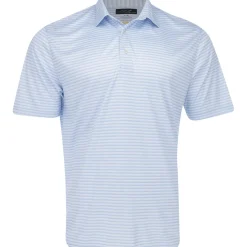 Greg Norman Golf Shirts^75 Recyced Three-Tone tripe Poo hirt Poo hort eeve Gof Appare