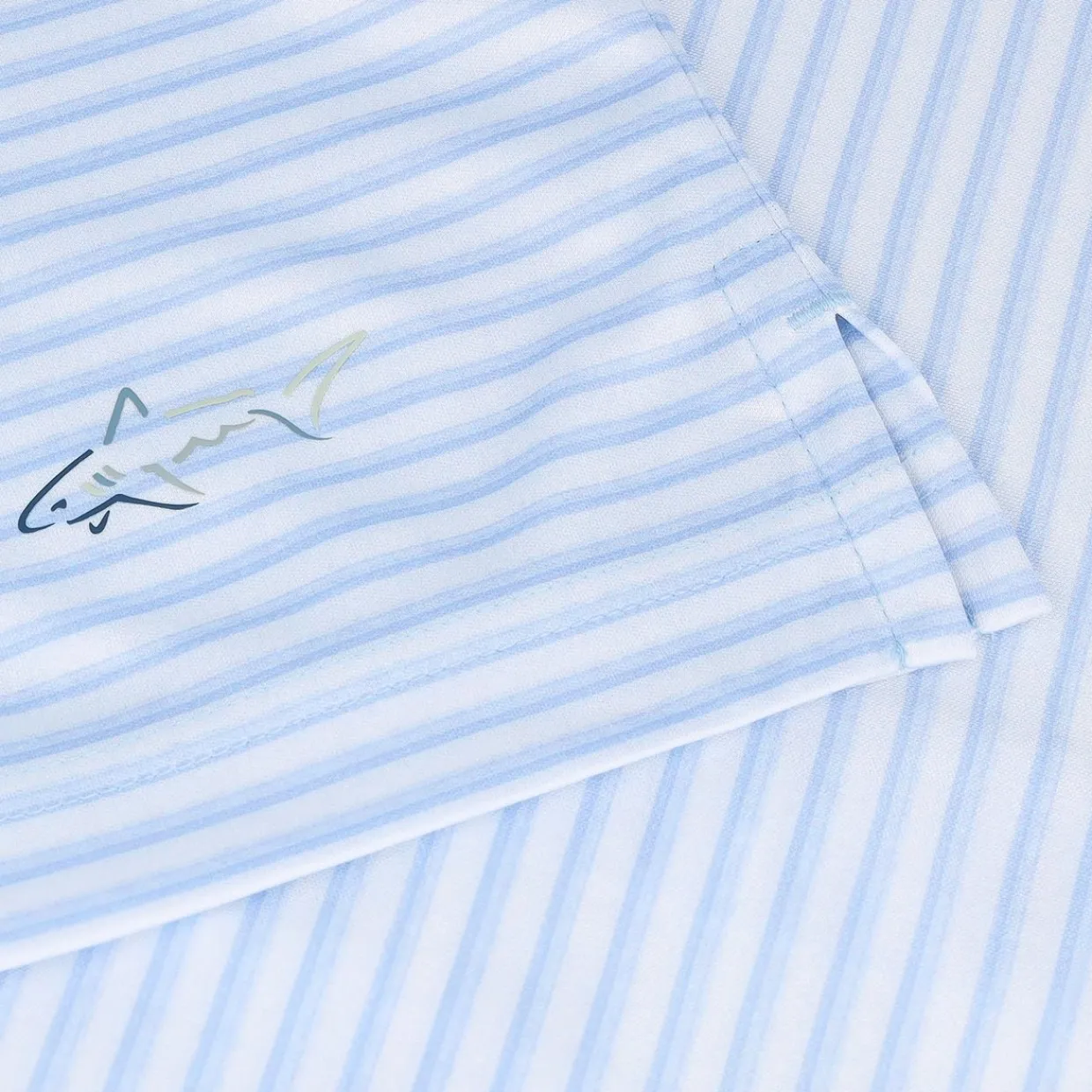 Greg Norman Golf Shirts^75 Recyced Three-Tone tripe Poo hirt Poo hort eeve Gof Appare