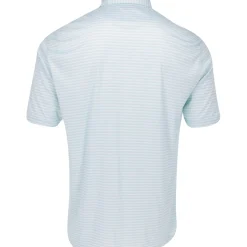 Greg Norman Golf Shirts^75 Recyced Three-Tone tripe Poo hirt Poo hort eeve Gof Appare