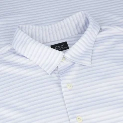 Greg Norman Golf Shirts^75 Recyced Three-Tone tripe Poo hirt Poo hort eeve Gof Appare
