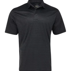 Greg Norman Golf Shirts^75 Recyced Three-Tone tripe Poo hirt Poo hort eeve Gof Appare