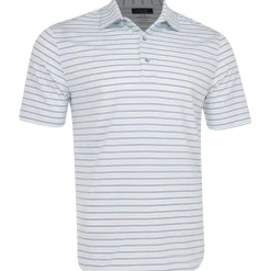 Greg Norman Golf Shirts^75 TRETCH Day Off tripe hirt Poo hort eeve Gof Appare