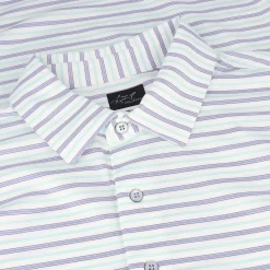 Greg Norman Golf Shirts^75 TRETCH Day Off tripe hirt Poo hort eeve Gof Appare